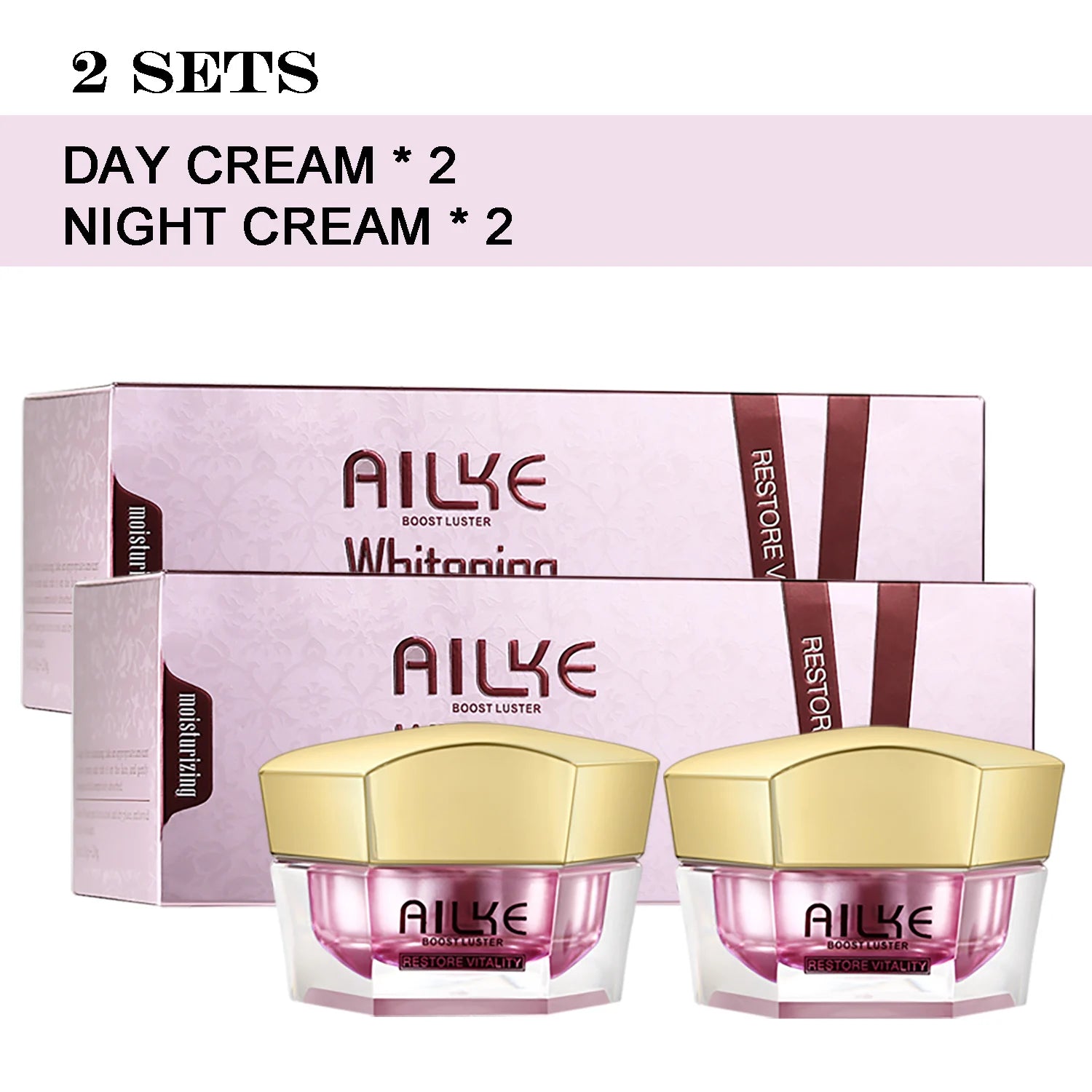 RadiantRevive AILKE© Day & Night Cream Duo - Selah Rituals