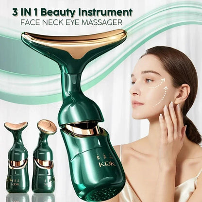 3 In 1 Facial Lifting Device Neck Facial Eye Massage Face Slimmer EMS Beauty Skin Tightening Wrinkle Anti Aging Face Massager - Selah Rituals